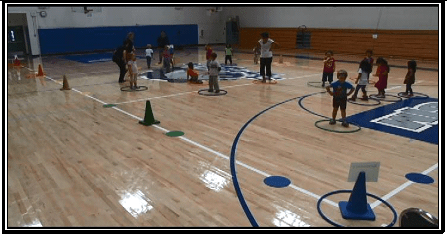 Hoops far away from bounaries and each other